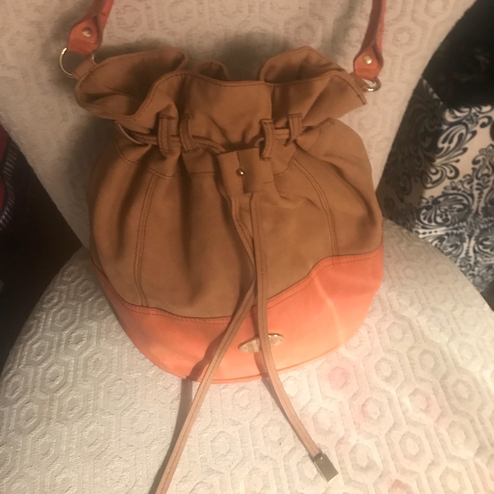 H&M Faux Suede Bucket Bag